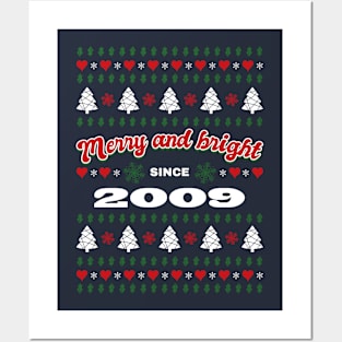 Merry and Bright Vintage Christmas Posters and Art